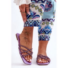 Step in style Sandal flipflops modell Leomi 5628-2 CLA-1 Violet - Steg i stil purpur 1