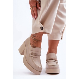 Step in style Skor Modell Gelanor 20157 Beige Läder - Steg i stil 1