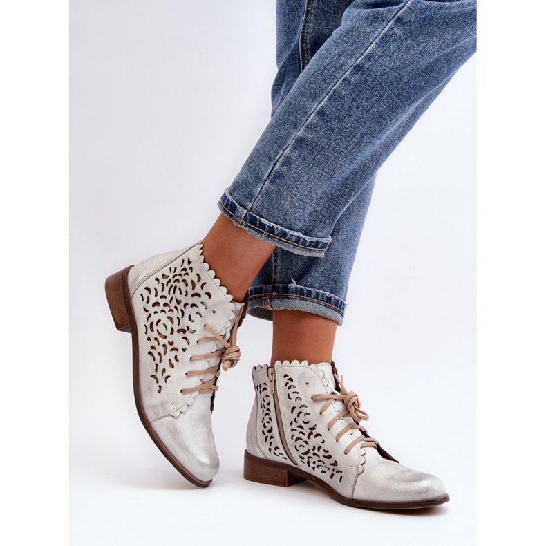 Step in style Stövlar Modell Zazoo 2871/005 Silver - Steg i stil grå 2