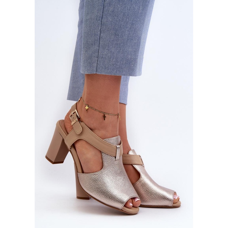 Step in style Sandaler Modell Queenmarie ASA228-3 Guld - Steg i stil 1