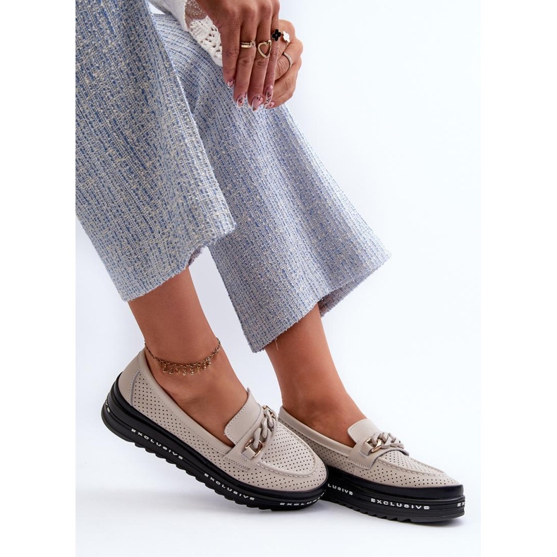 Step in style Mockasiner Model S.Barski LR618 Beige - Steg i stil 2