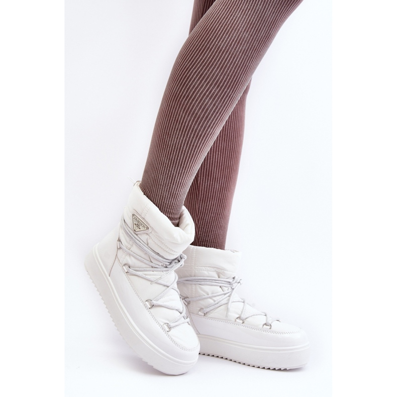 Snowboots Modell Fleure NB606 Vit - Step in style 1