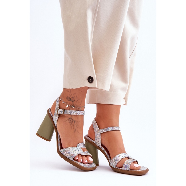 Step in style Sandaler Modell Maciejka 06029-24 Vit/H=Grön - Steg i stil 1