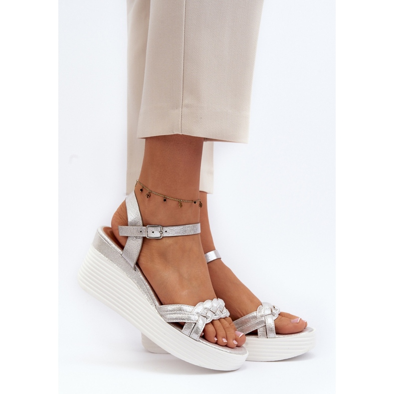 Step in style Sandaler Modell Esinna PS19 Silver - Steg i stil grå 1