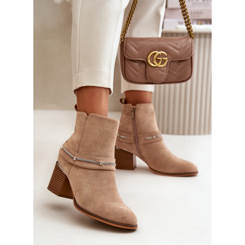 Stövlar Modell Hanalen NS356 Beige - Step in style 1