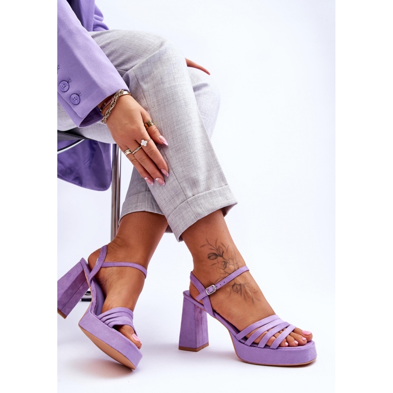 Step in style Sandaler Modell Verda ZY222 Violet - Steg i stil violett 1