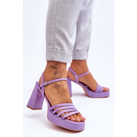 Step in style Sandaler Modell Verda ZY222 Violet - Steg i stil purpur 2