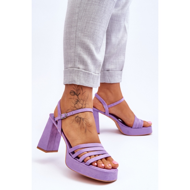 Step in style Sandaler Modell Verda ZY222 Violet - Steg i stil purpur 2
