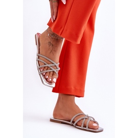 Step in style Sandal flipflops modell Leomi 5628-2 CLA-1 Silver - Steg i stil grå 2