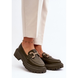 Step in style Mockasiner Model Gargi H8-309 Mörkgrön - Steg i stil 1