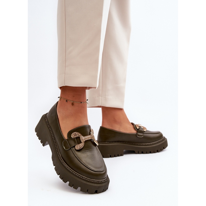 Step in style Mockasiner Model Gargi H8-309 Mörkgrön - Steg i stil 2