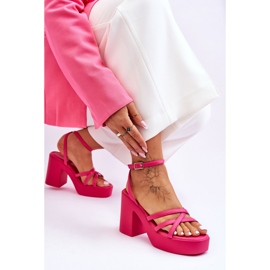 Step in style Sandaler Modell Shemira 78-130 Fuchsia - Steg i stil rosa 2