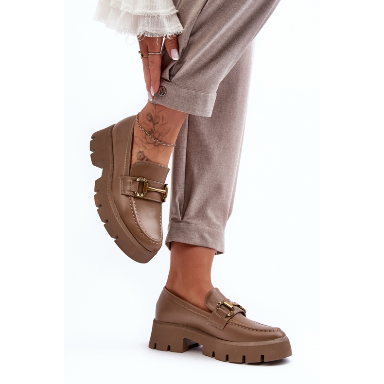 Step in style Skor Modell Peuria 2644-3 Khaki Läder - Steg i stil beige 1