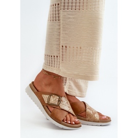 Step in style Sandal flipflops Modell Inblu CN000032 Camel - Steg med stil brun 1