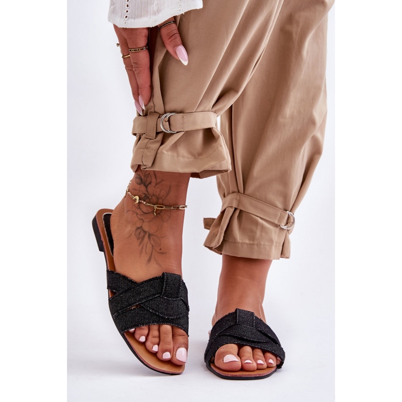 Step in style Sandal flip-flops Model Aversa W-112 Svart - Steg i stil 1