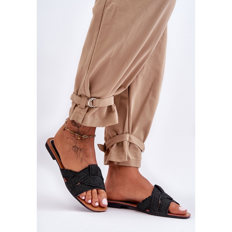 Step in style Sandal flip-flops Model Aversa W-112 Svart - Steg i stil 2