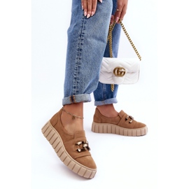 Step in style Skor Modell Lewski 3398 Mörk Beige - Steg i stil 1