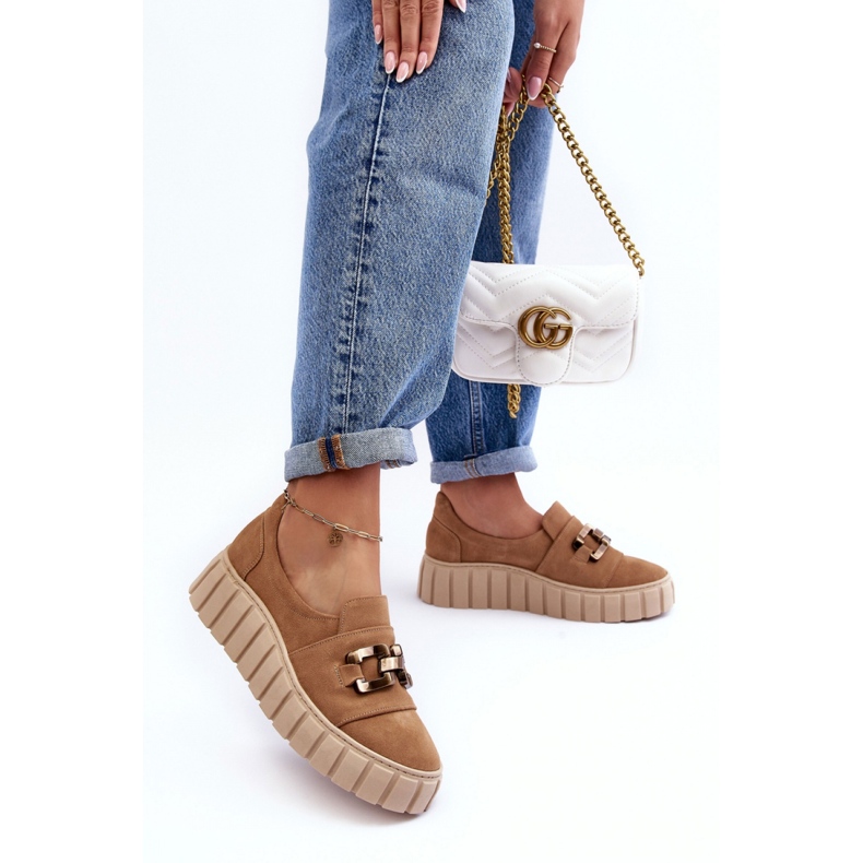 Step in style Skor Modell Lewski 3398 Mörk Beige - Steg i stil 1