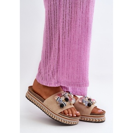 Step in style Sandal flipflops Modell S.Barski HY077 Beige - Steg i stil 1