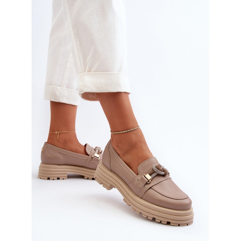 Step in style Loafers Modell Laura Messi 2780/252 Mörkbeige - Steg i stil 1
