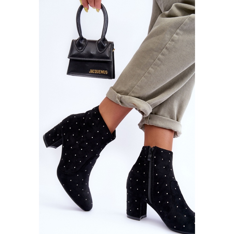 Step in style Stövlar Modell Antede L08-206 Svart mocka - Steg i stil 2