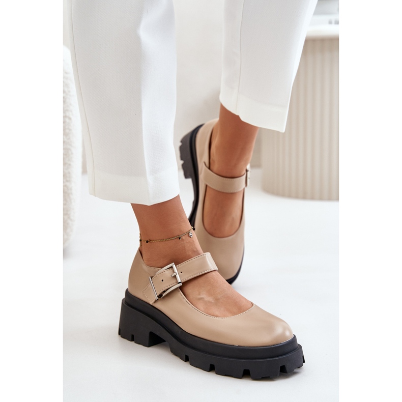 Step in style Skor Modell Plikuria 1813 Beige - Steg i stil 1