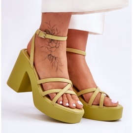 Step in style Sandaler Modell Shemira 78-130 Grön - Steg i stil 1