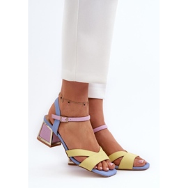 Step in style Sandaler Model Da CR482 Gul - Steg i stil 1