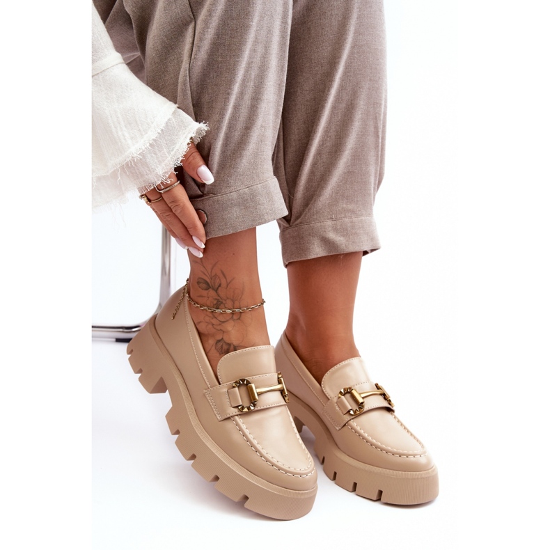 Step in style Skor Modell Peuria 2644-2 Beige Läder - Steg i stil 1