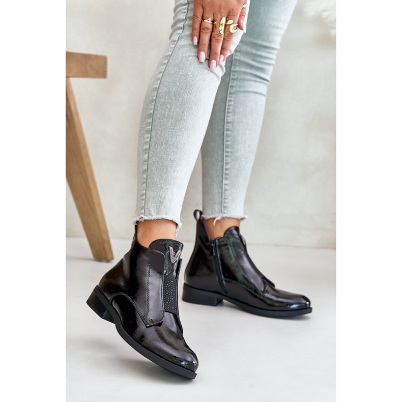 Step in style Modell S.Barski HY42-120 Svarta stövlar - Steg i stil 1