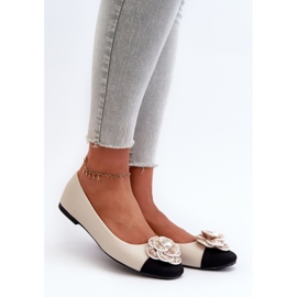 Step in style Balettlägenheter Modell Divinella T601P Beige - Steg i stil 1