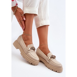 Step in style Loafers Modell Laura Messi 2780 Beige - Steg i stil 1