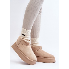 Step in style Snowboots Modell Caliksa UA-1855 Beige - Steg i stil 1