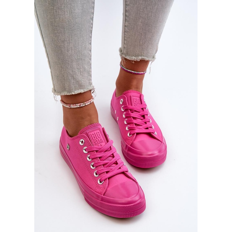 Step in style Sneakers Modell Big Star NN274290 Fuchsia - Steg med stil rosa 1