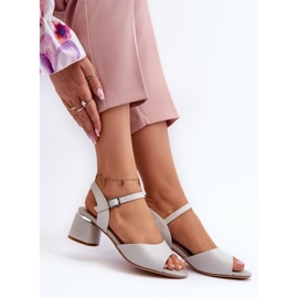 Step in style Sandaler Modell Sergio Leone SK876 Grå - Steg i stil 1