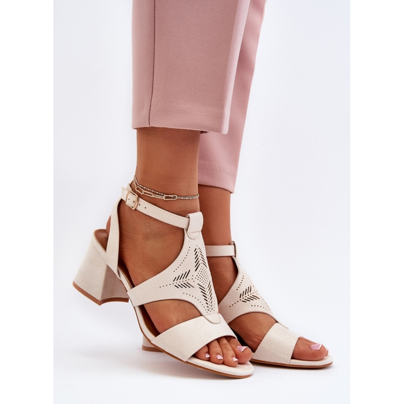 Step in style Sandaler Modell Eleriva N24-028 Beige - Steg i stil 1