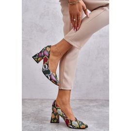 Step in style Pumps Model Lewski Skor 3277 Wąż Flerfärgad - Steg i stil mångfärgad 2