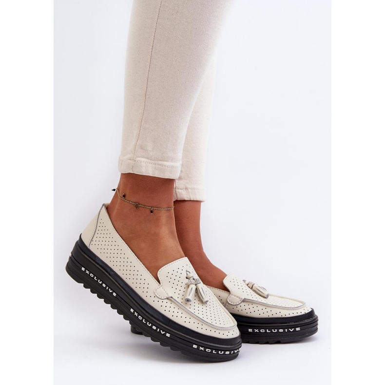 Step in style Mockasiner Model Assetnima 24PB18-7176 Beige - Steg i stil 1