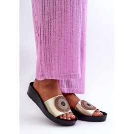 Step in style Sandal Flipflops Modell S.Barski KV27-019 Guld - Steg med stil 1