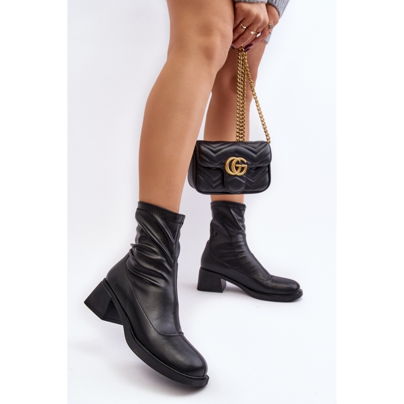 Step in style Stövlar Modell Aphroteia 23BT35-6449 Svart Läder - Steg i stil 1