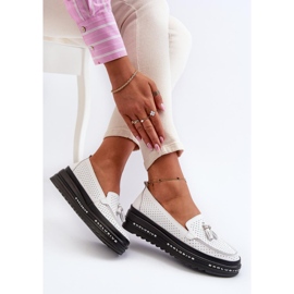 Step in style Mockasiner Model Assetnima 24PB18-7176 Vit - Steg i stil 1