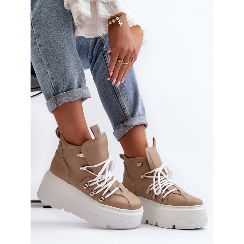 Sportskor Modell Zazoo 3416 Beige - Step in style 1