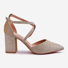 Step in style Pumps Modell Galaxy LY-9237-3 Guld - Steg med stil 2