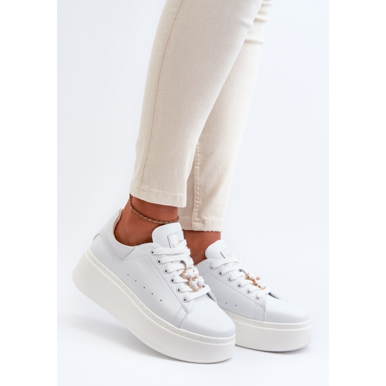 Vinceza Plattsneakers för kvinnor Vita 1