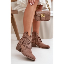 S.Barski Bruna ankelstövlar för kvinnor 1