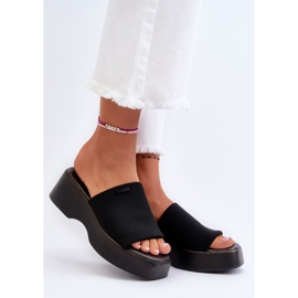 Lättviktiga Big Star Black flip-flops svart 1