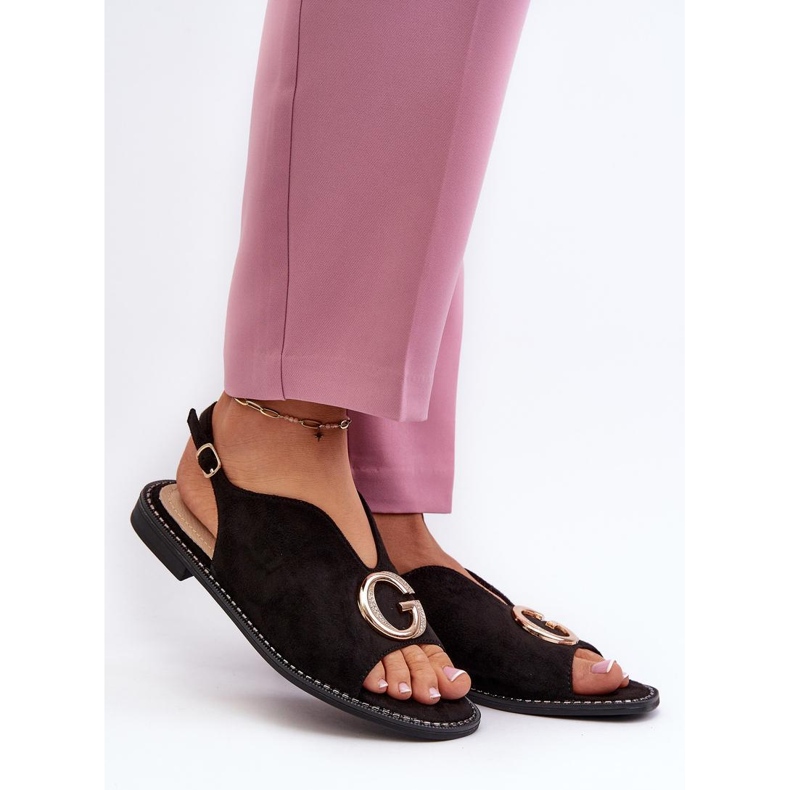 S. BARSKI Eleganta damsandaler från S.Barski svart 1