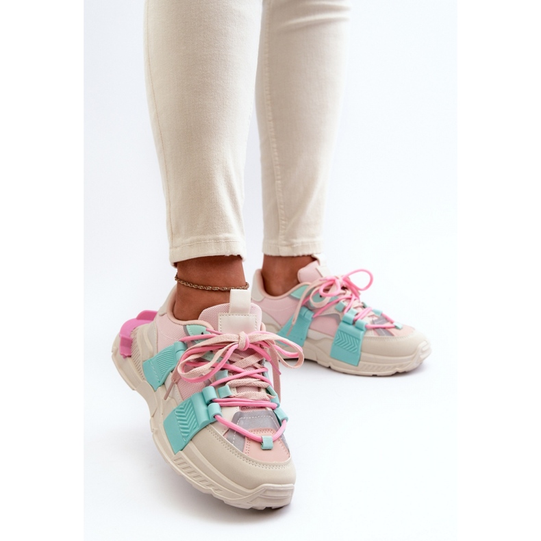 Sportskor Modell BL357P Rosa/Mint 1