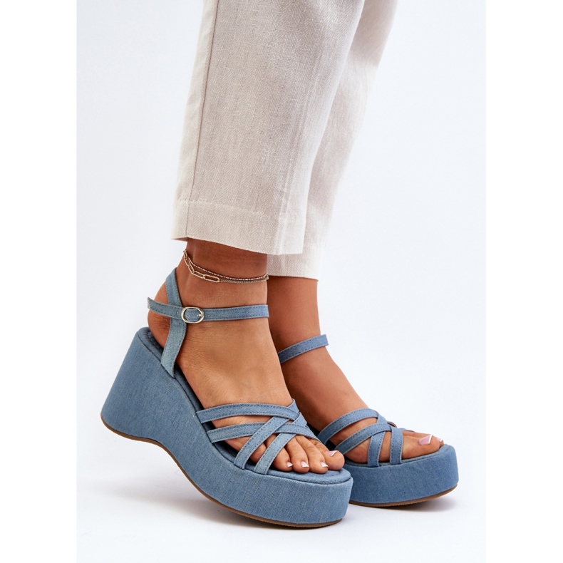 Sandaler Modell FF-20 Blå 1