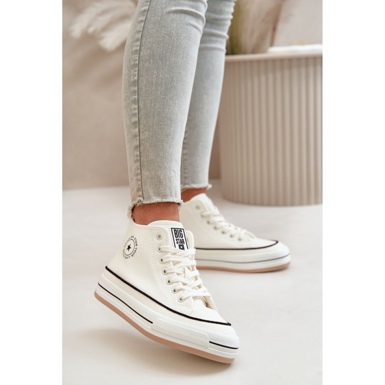 Modell Big Star White sneakers vit 1